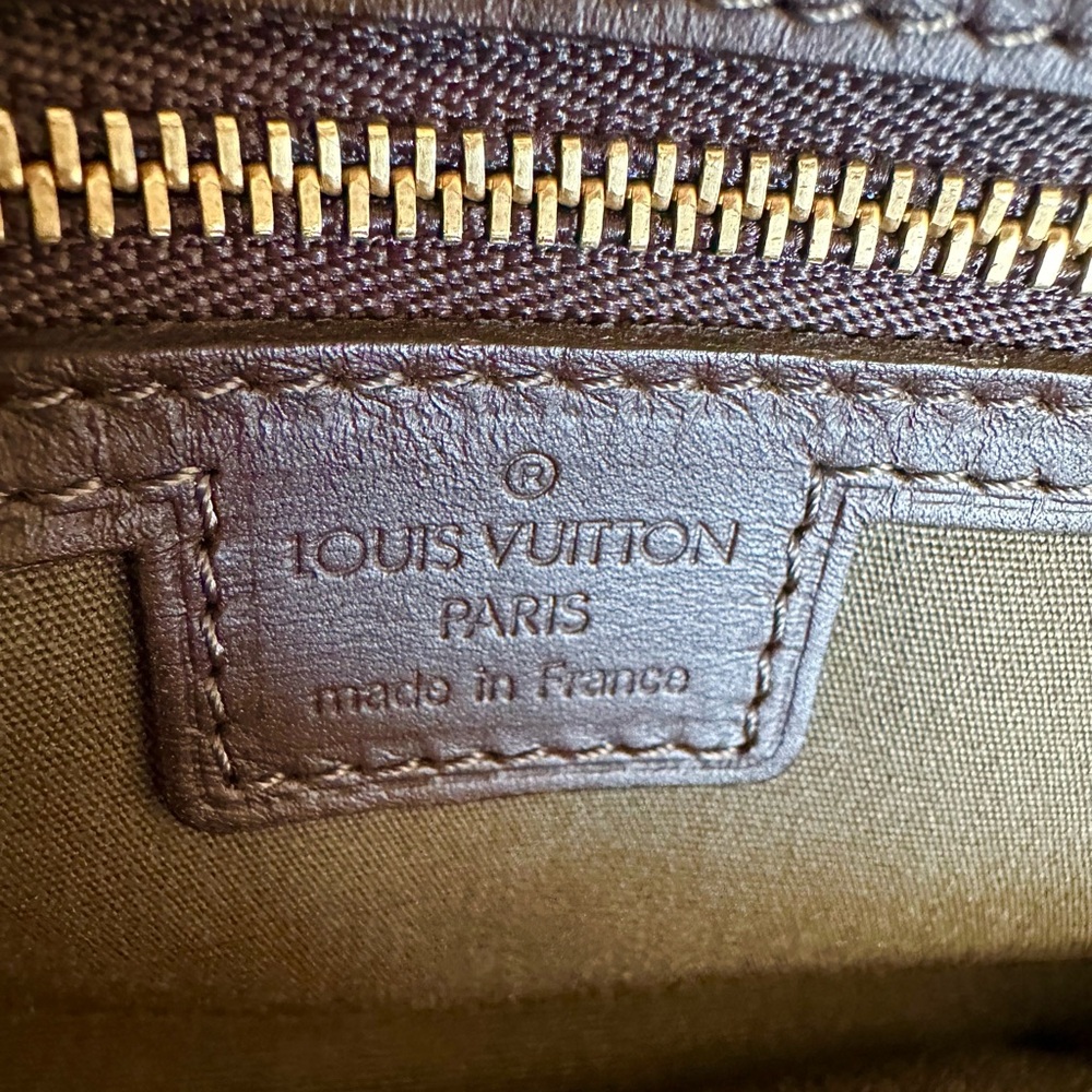 Louis Vuitton Green and Black Monogram Shoulder Bag - Picture 7 of 9